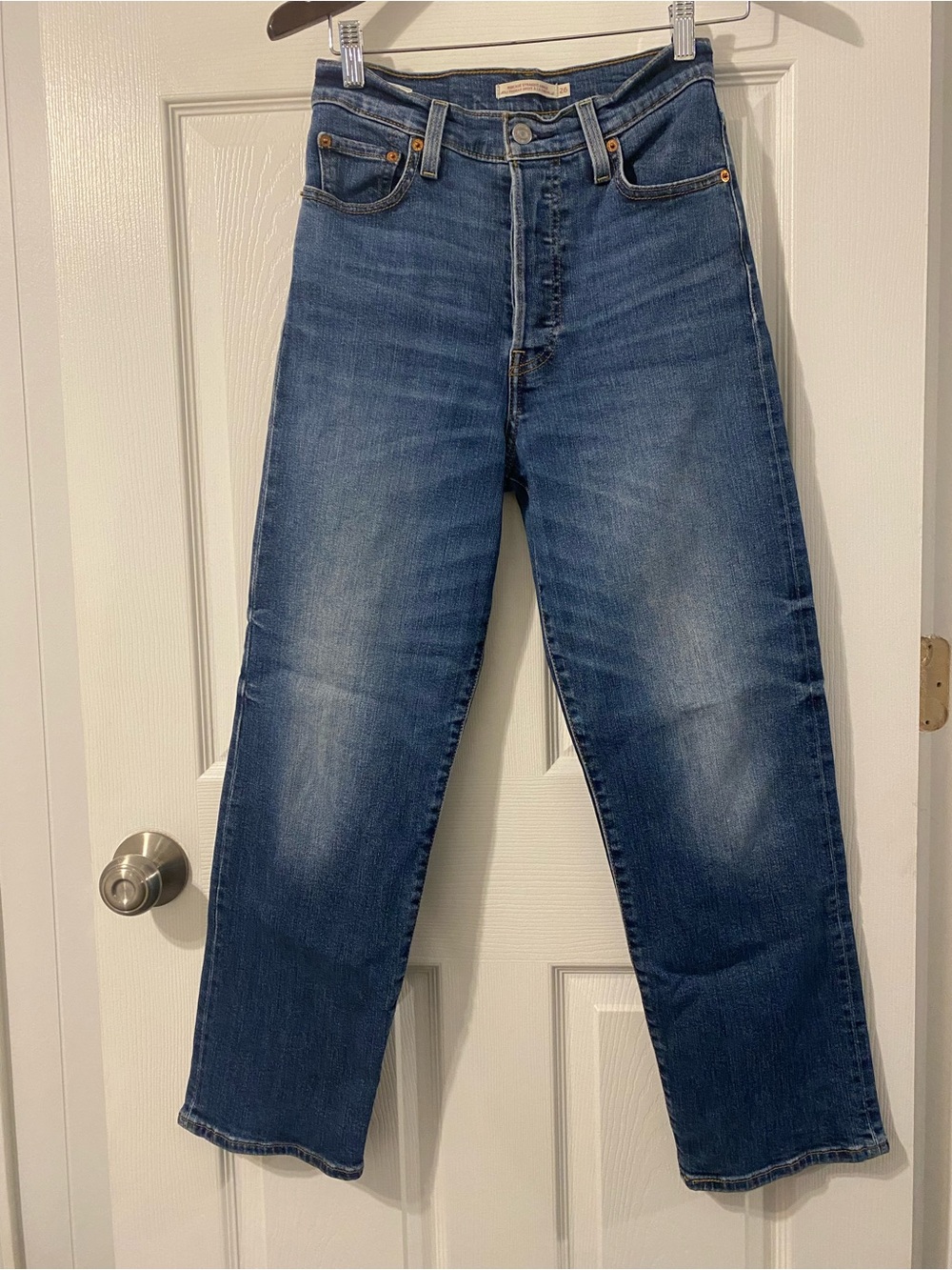 Levi’s Ribcage Straight Ankle High Rise Jeans Size 26 - Picture 4 of 12